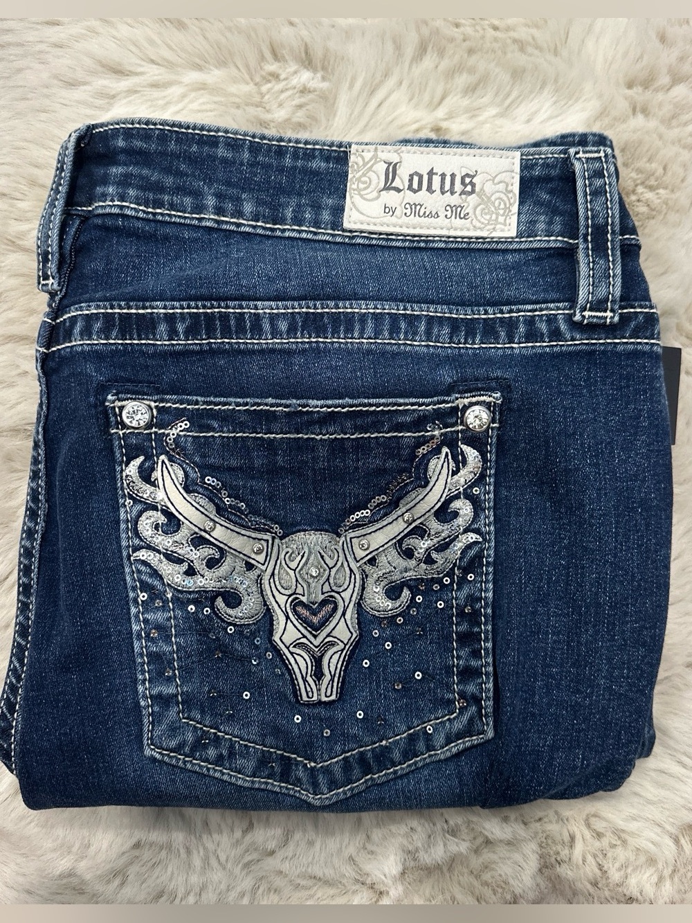 Miss Me Lotus Mid-Rise Boot Jeans